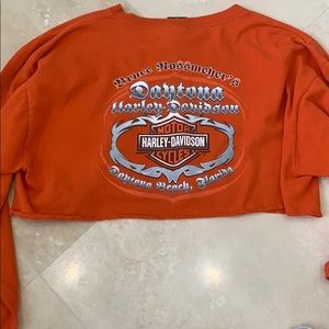Harley-Davidson Tops - Harley cropped shirt Harley-Davidson Tops - Harley cropped shirt